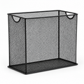 Metal Mesh File Basket - Upright Document Storage, 12.24" × 5.51" × 10"