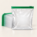 Multipurpose Ziplock Storage Bag (Pack of 20) - Reusable, 10" x 9"