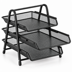 Four-Tier Document Tray - Sliding Paper Storage, 3.15" × 2.36" × 7.09"