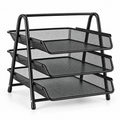 Four-Tier Document Tray - Sliding Paper Storage, 3.15" × 2.36" × 7.09"