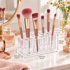 Makeup Brush Stand - Upright Tool Storage, 5.35" × 2.36" × 2.17"