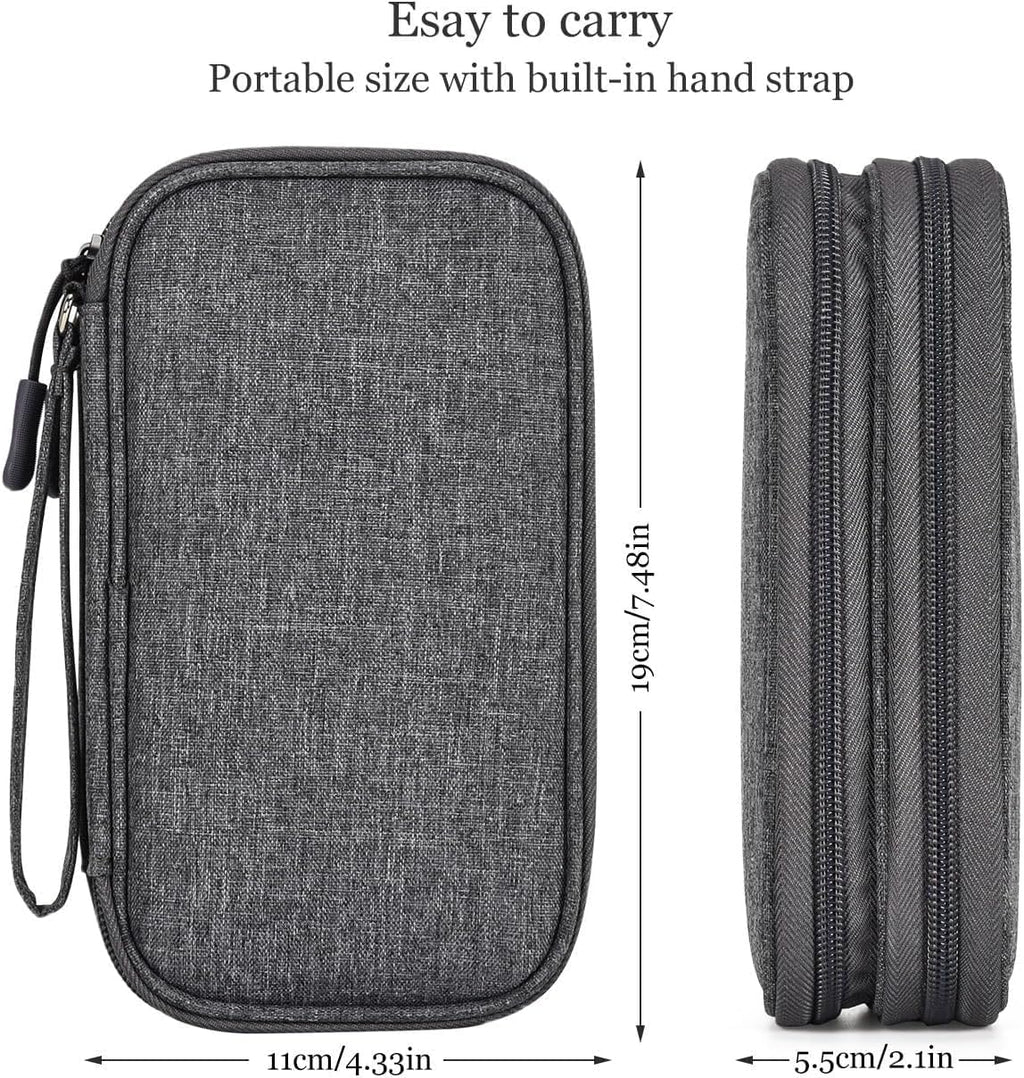 Passport Cover - Waterproof Fabric, 5 large slots - 9.5" x 5.5" x 1"