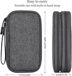 Passport Cover - Waterproof Fabric, 5 large slots - 9.5" x 5.5" x 1"