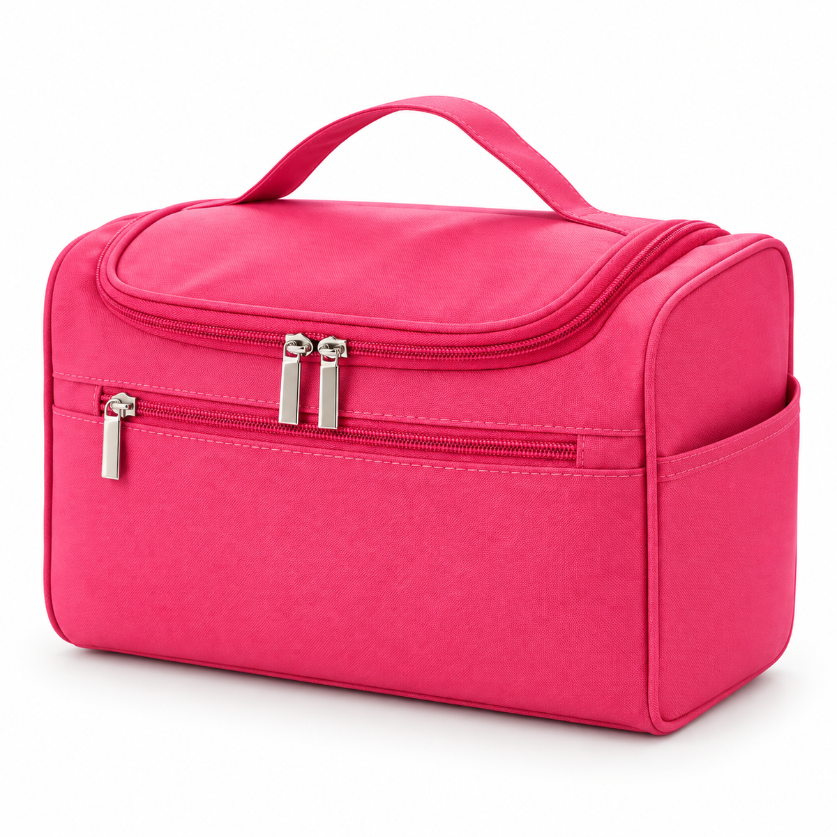 Canvas Cosmetic Travel Bag -  Waterproof,  9.8" x 6" x 6"