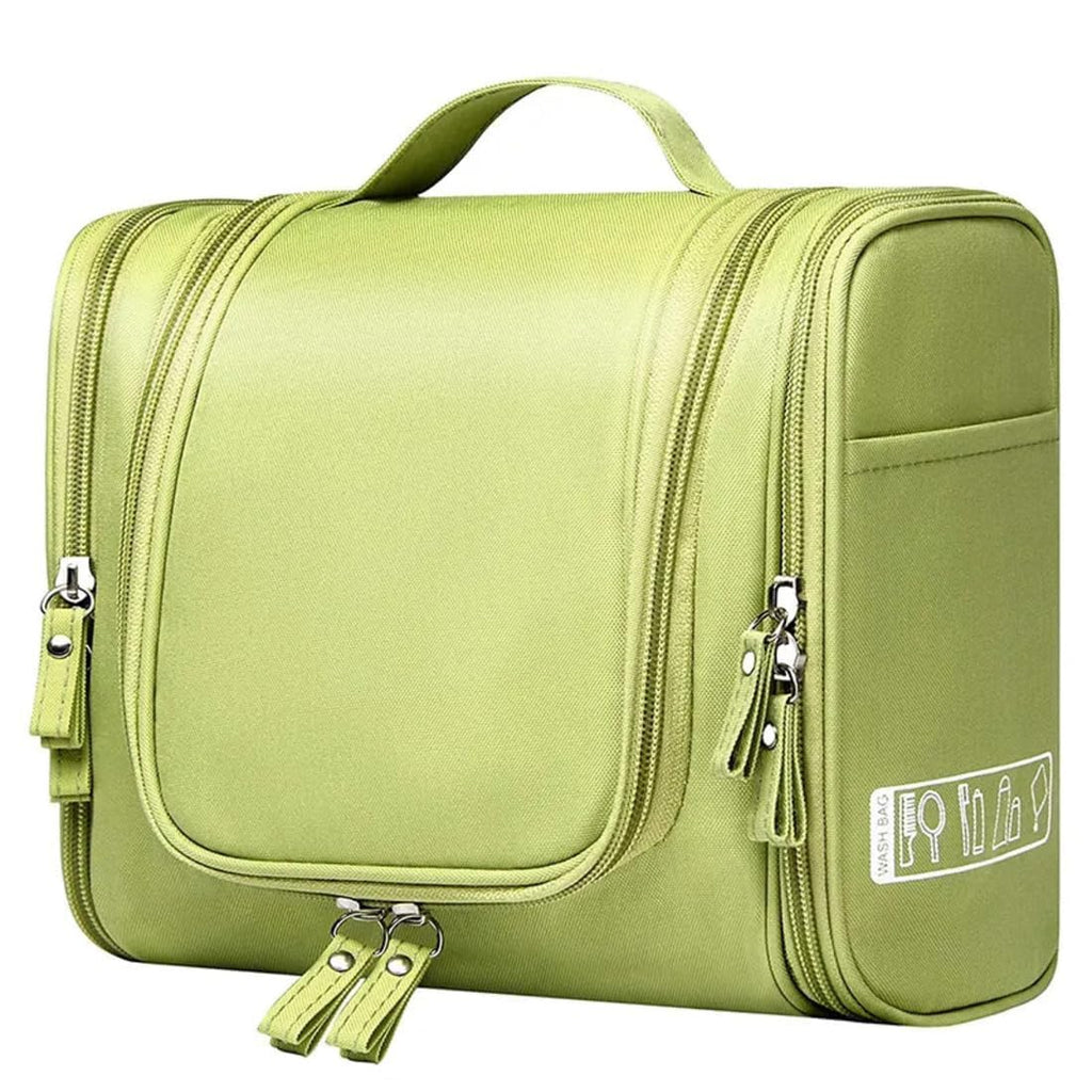 Hanging Travel Toiletry Bag – Waterproof Cosmetic & Wash Organizer with Hook, 9.1" × 4.1 "× 8.1"