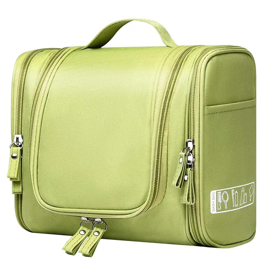 Hanging Travel Toiletry Bag – Waterproof Cosmetic & Wash Organizer with Hook, 9.1" × 4.1 "× 8.1"