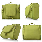 Hanging Travel Toiletry Bag – Waterproof Cosmetic & Wash Organizer with Hook, 9.1" × 4.1 "× 8.1"