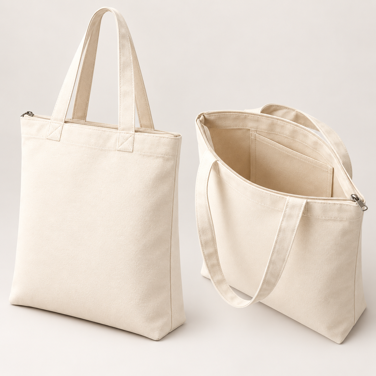 Cotton Canvas Tote Bag (Pack of 6) - 16" x 18"