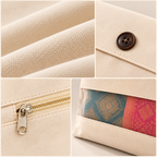 Cotton Covers with Double  (Pack Of 4) - Button Closure, 18" x 15"