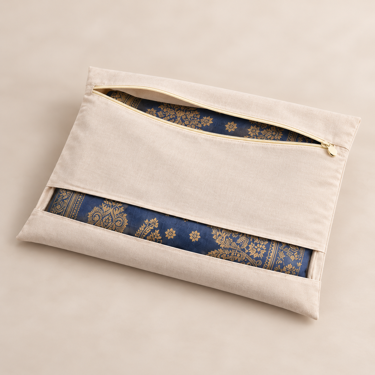 Cotton Saree Cover with Zip (Pack Of 6) - 16" x 14"