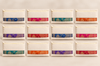 Cotton Saree Cover with Zip (Pack Of 6) - 16" x 14"