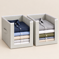 Non-Woven Shirt Stacker Organiser with Handle –Set of 2, 15.75" x 10" x 10"